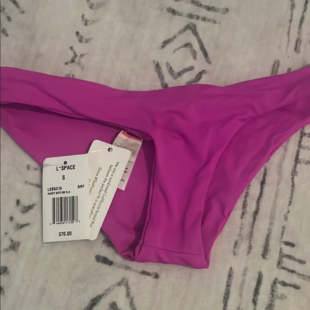 L*Space Women's Pink Bikini Bottom